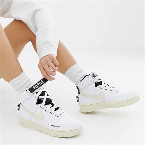 witte nike schoenen hoog|Witte schoenen en sneakers .